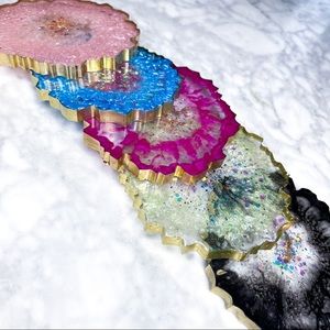 ✨CUSTOM Glitter Coaster!